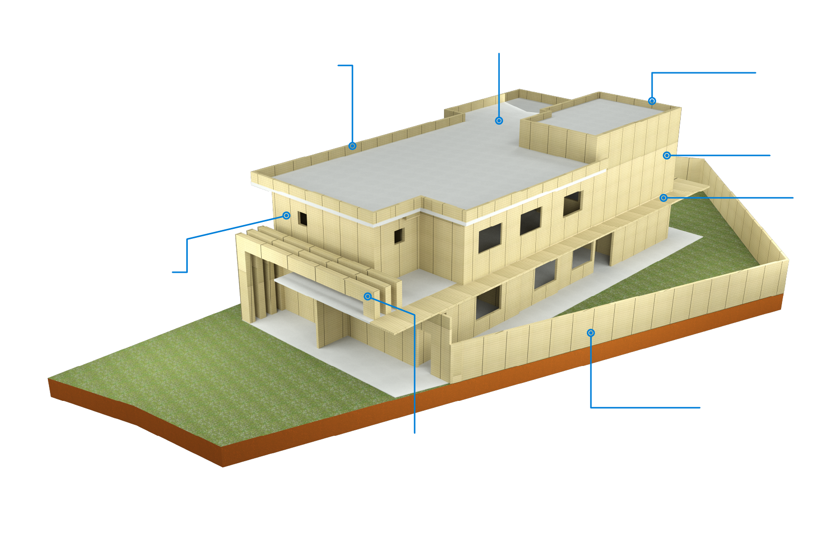 Linha Monopainel®, painel monolitico, casa de eps (isopor), sistema construtivo sustentável Linha Monopainel®, painel monolitico, casa de eps (isopor), sistema construtivo sustentável